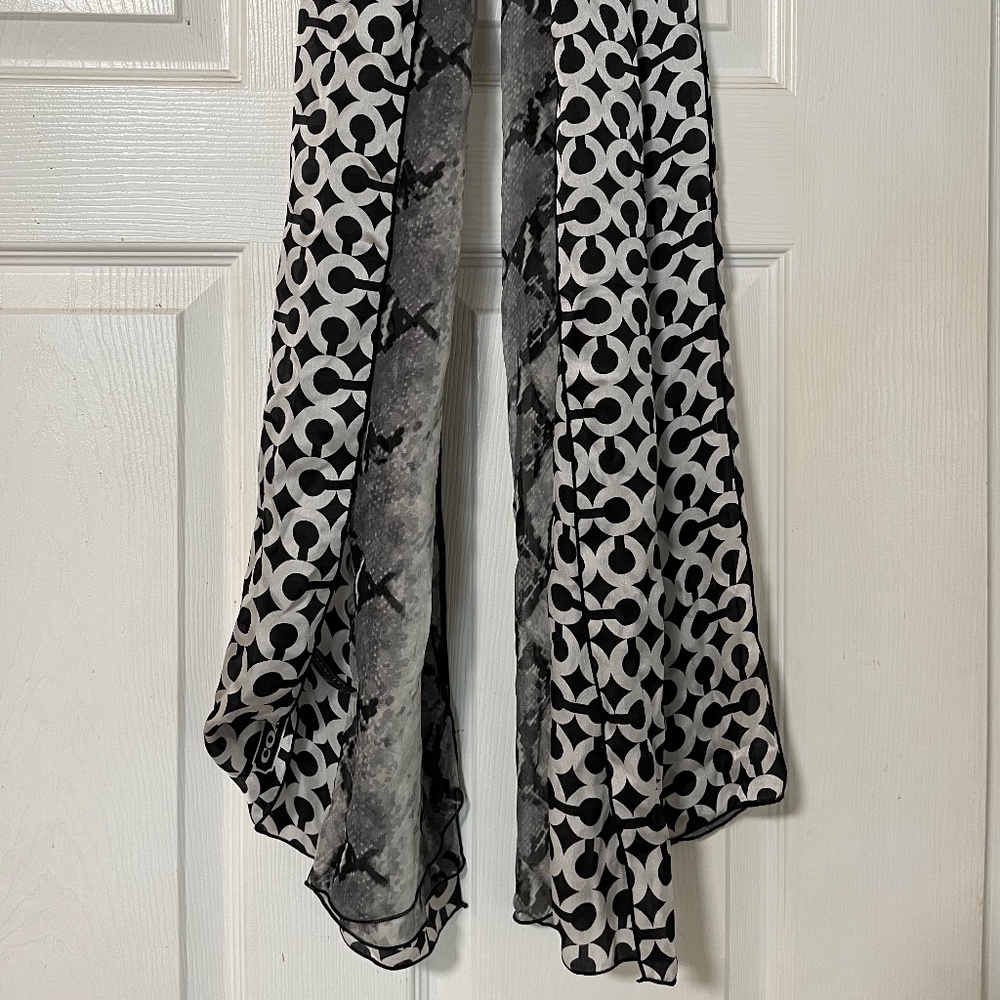 Coach silk scarf